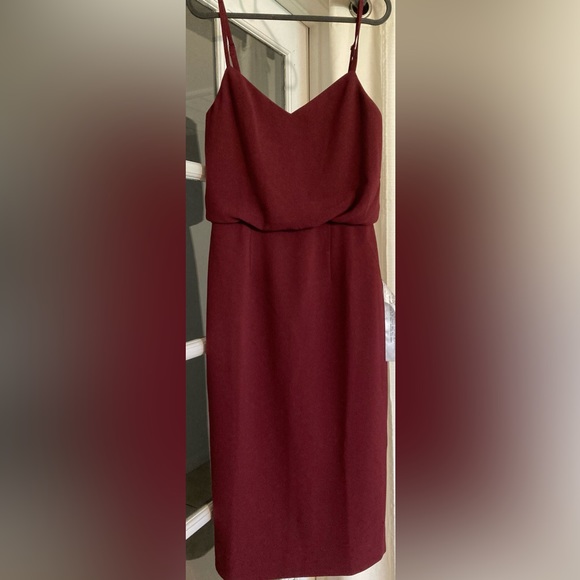 NEW Dress the population burgendy dress - Picture 1 of 3